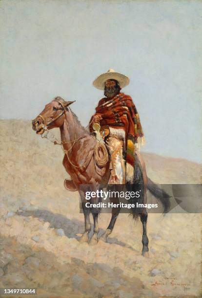 Mexican Vaquero, 1890. Artist Frederic Remington.