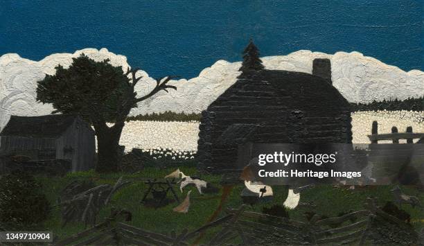 Cabin in the Cotton, circa 1931-1937. African-American artist Horace Pippin began painting as a means of therapy, after his arm was injured during...