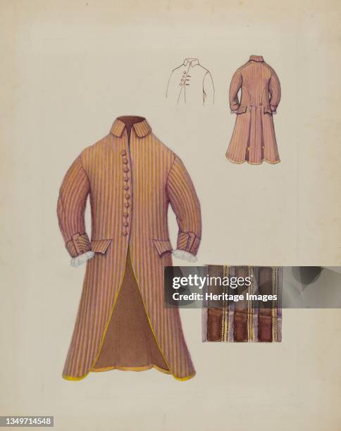 Dress Coat, circa 1936. Artist Gordon Saltar, B. Berndt.