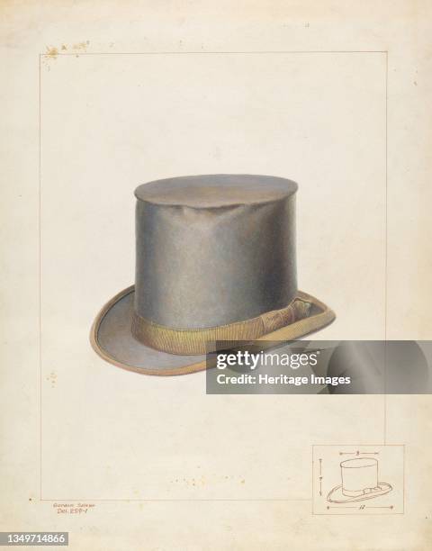 High Beaver Hat, circa 1937. Artist Gordon Saltar.