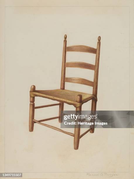 Dining Room Chair, circa 1938. Artist Manuel G. Runyan.