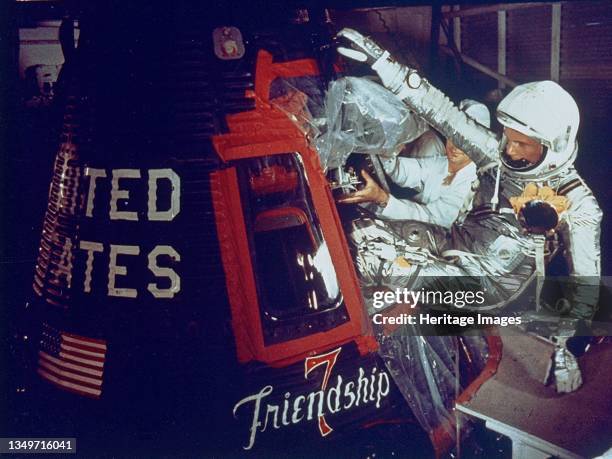 Friendship 7, February 20, Florida, USA, 1962. At 9:47 am EST, astronaut John Glenn launched from Cape Canaveral's Launch Complex 14 to become the...