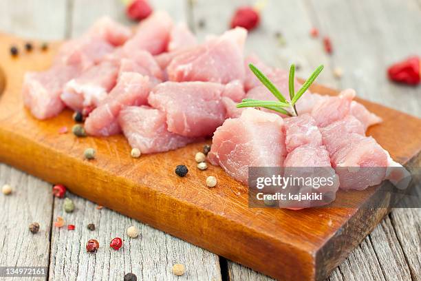 raw fresh meat - pork stock pictures, royalty-free photos & images