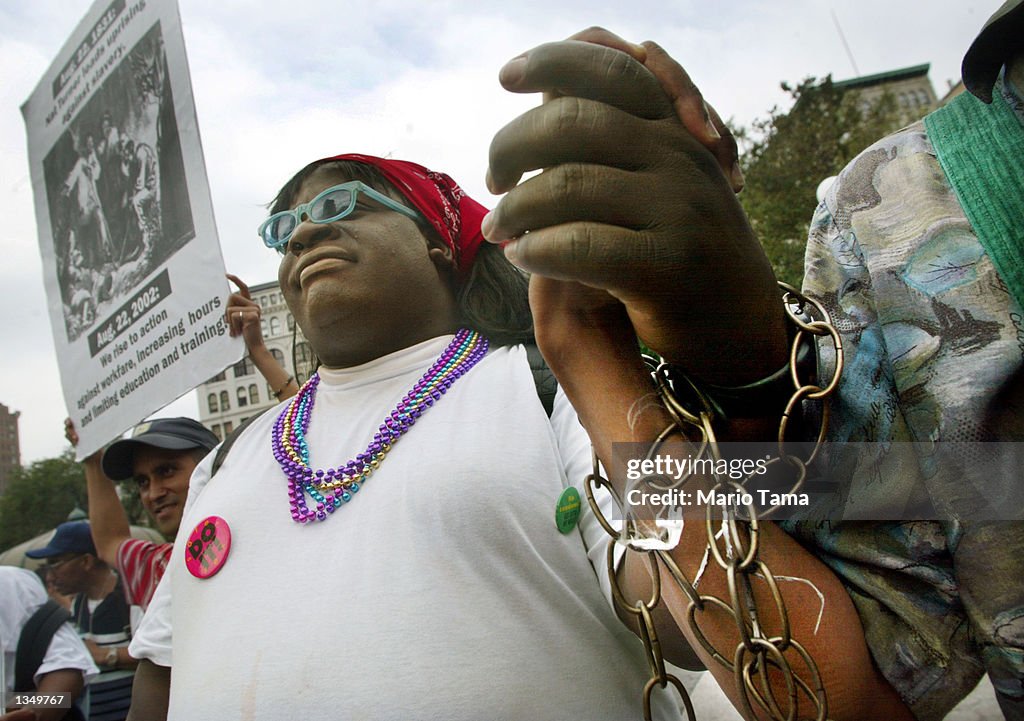 Welfare Reform Protest in Manhattan