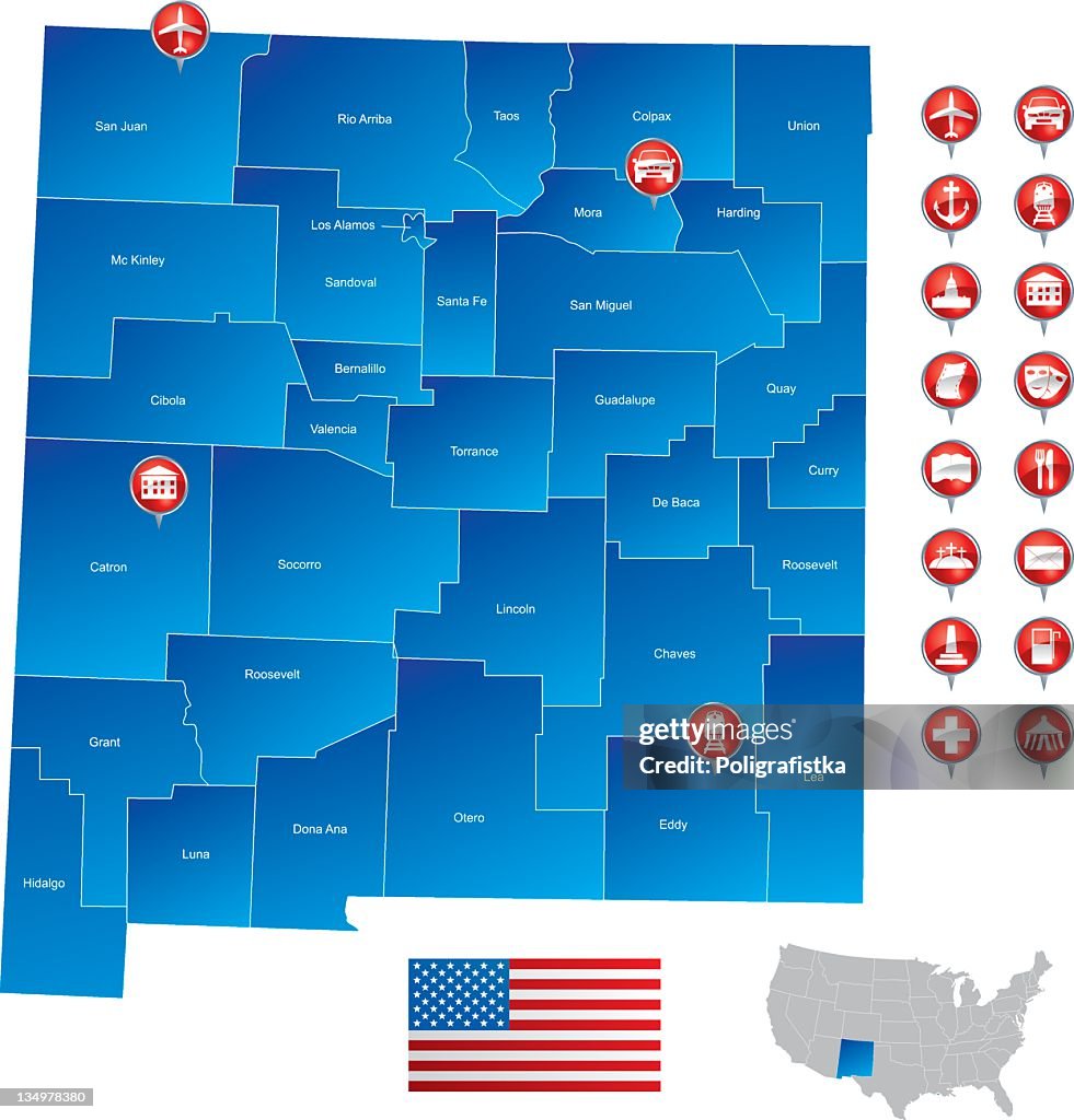 Map of New Mexico