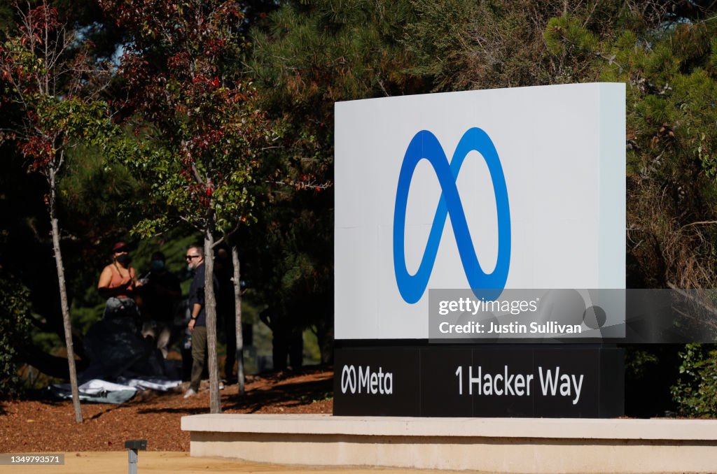 Facebook Covers Sign At Menlo Park Headquarters