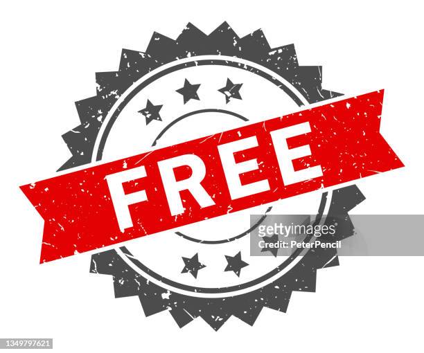 free - stamp, imprint, seal template. grunge effect. vector stock illustration - freedom stock illustrations