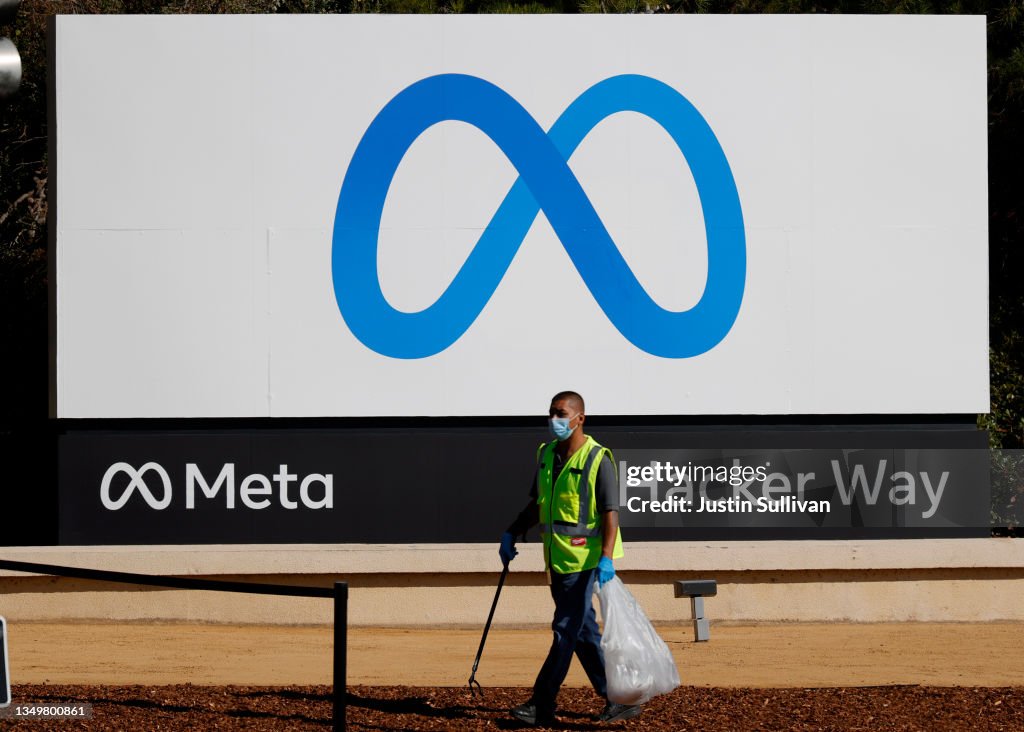 Facebook Covers Sign At Menlo Park Headquarters