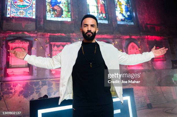 In this image released on October 28th, Craig David performs during the KISS Haunted House 2021 on October 25, 2021 in London, England.