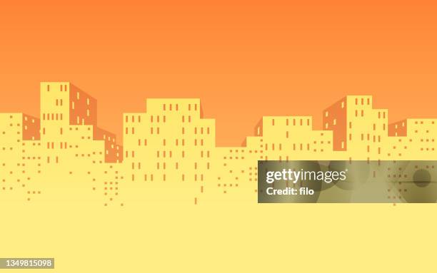 cityscape border background - manhattan new york city stock illustrations