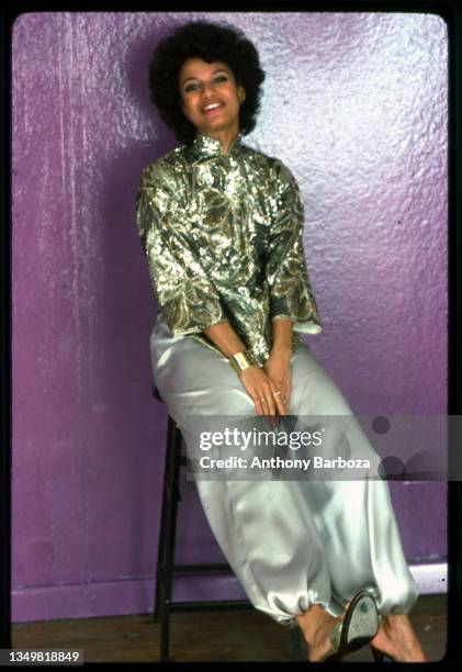 Portrait of American dancer and choreographer Debbie Allen, 1977.