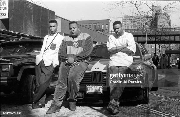 Rapper Chubb Rock is shown in a portrait taken on the set of shooting his music video for "Ya Bad Chubbs" on March 24, 1989 in New York City.