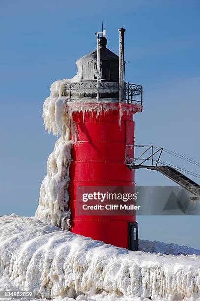 83 Ice Covered Lighthouse Stock Photos, High-Res Pictures, and Images ...