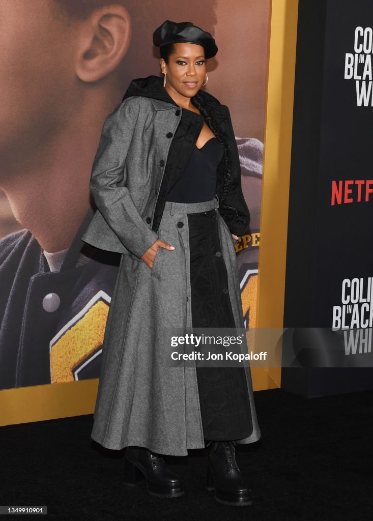 Regina King attends the Los Angeles Premiere Of Netflix's "Colin In
