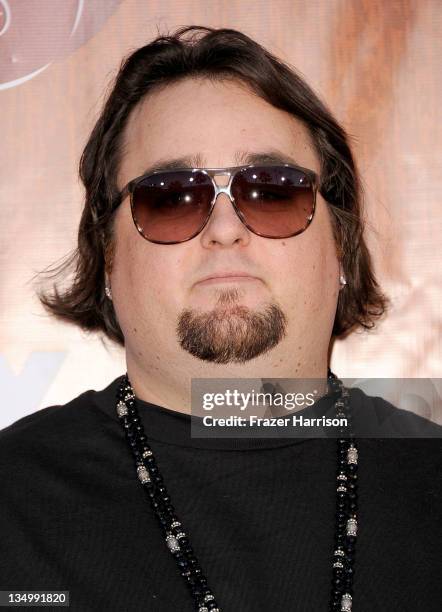 Television personality Austin "Chumlee" Russell of "Pawn Stars" arrives at the American Country Awards 2011 at the MGM Grand Garden Arena on December...