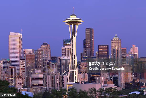 seattle, wa - space needle stock pictures, royalty-free photos & images