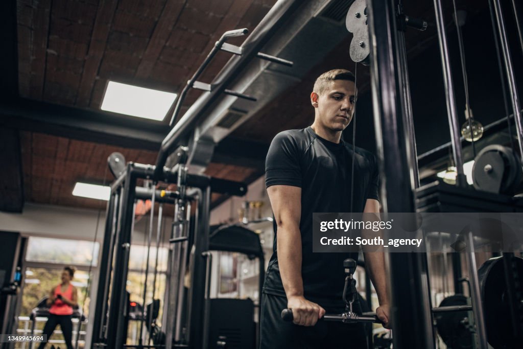 Practicing Hard Man Training Hard High-Res Stock Photo - Getty Images