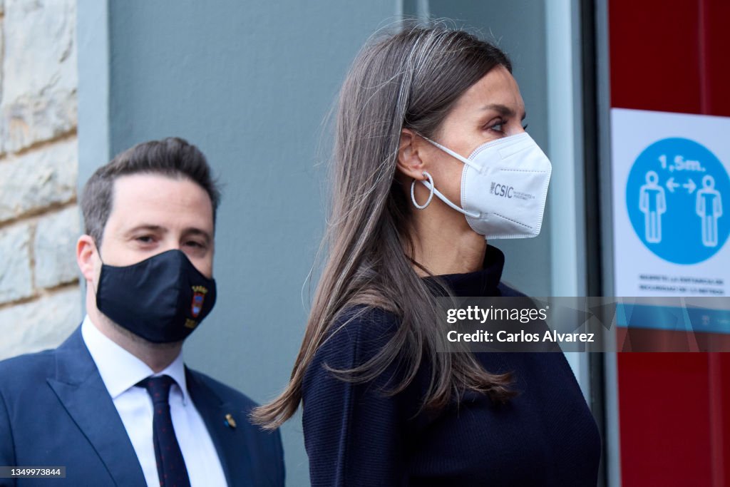 Queen Letizia Attends 'Opera Prima' Film Festival In Tudela