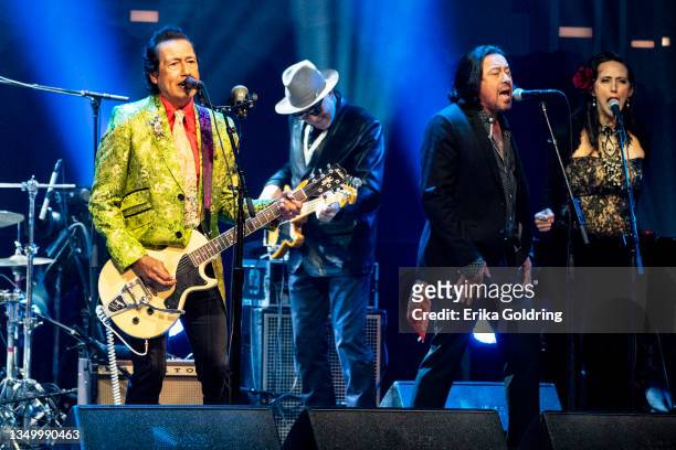 Alejandro Escovedo and Alex Ruiz perform during the Austin City Limits Hall of Fame Induction Ceremony and Celebration at ACL Live on October 28,...