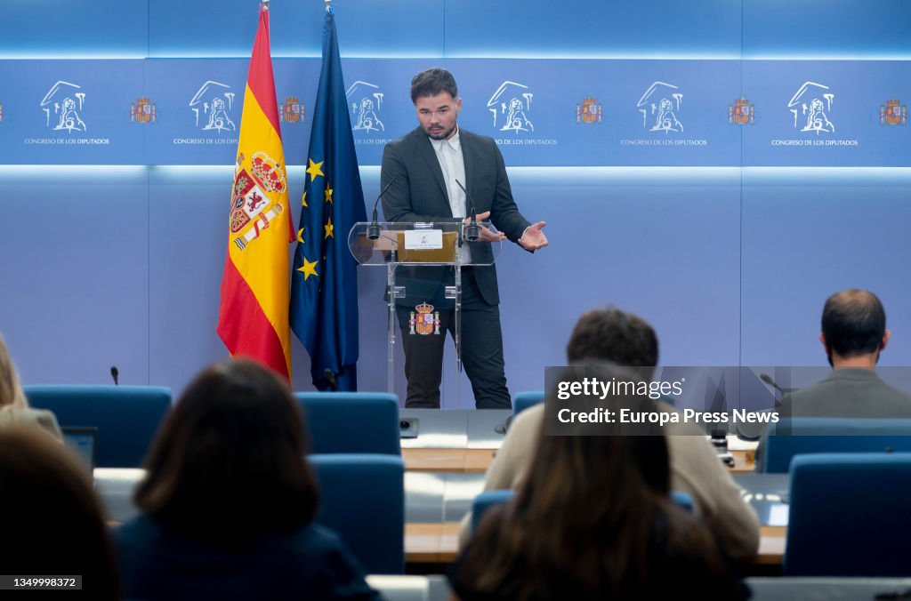 Erc Press Conference On The Negotiation Of The General State Budgets