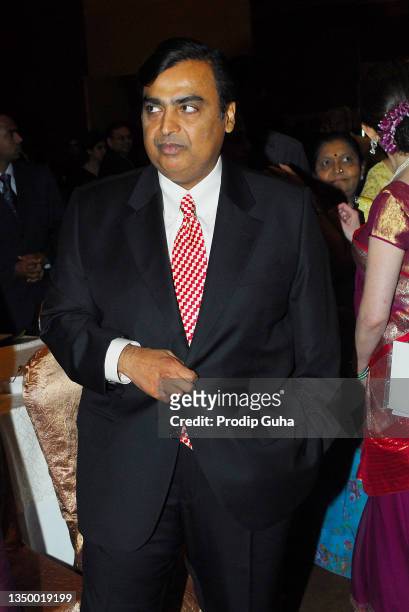 Mukesh Ambani attends the CNN IBN Reliance Real Heroes Awards Ceremony on March 24, 2012 in Mumbai, India