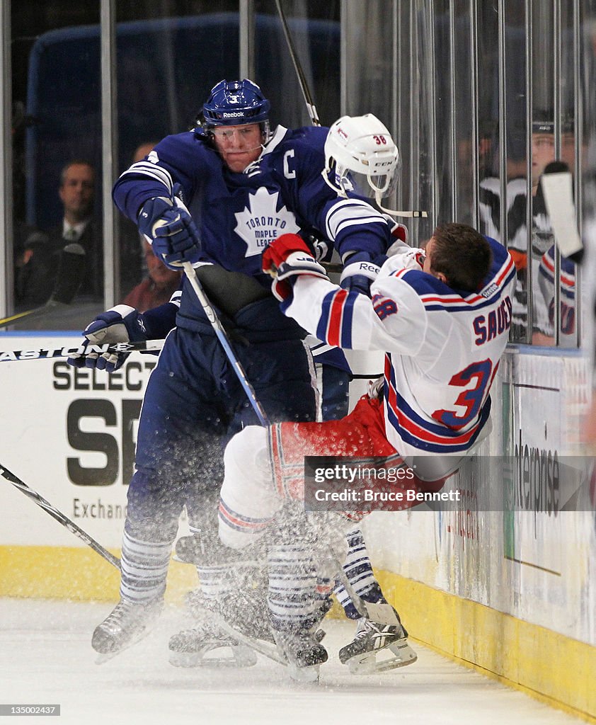 Toronto Maple Leafs v New York Rangers