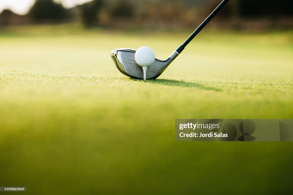 Golf Ball On tee