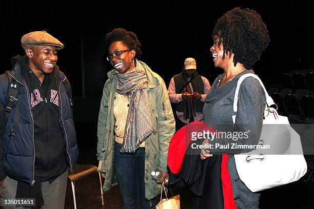 Adepero Oduye attends the Sundance Institute Screenplay Reading of Keith Davis' "The American People" at the 52nd Street Project on December 5, 2011...
