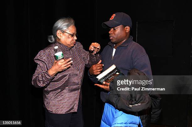 Venida Evans attends the Sundance Institute Screenplay Reading of Keith Davis' "The American People" at the 52nd Street Project on December 5, 2011...