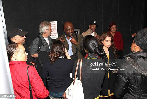 Keith Davis attends the Sundance Institute Screenplay Reading of Keith Davis' "The American People" at the 52nd Street Project on December 5, 2011 in...
