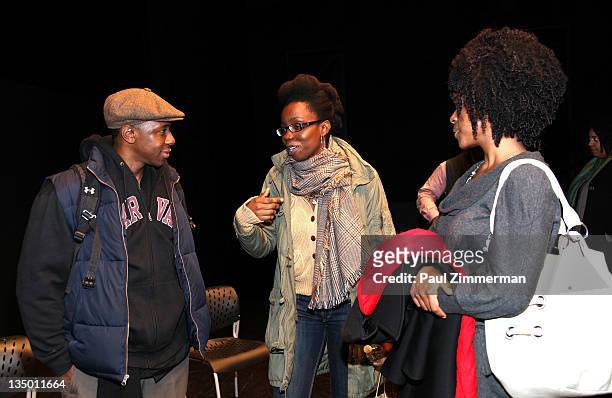 Adepero Oduye attends the Sundance Institute Screenplay Reading of Keith Davis' "The American People" at the 52nd Street Project on December 5, 2011...