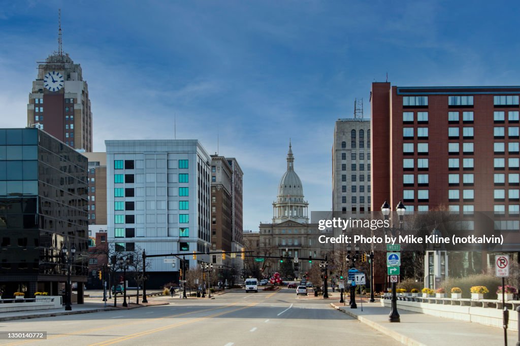 Grand River to the Capitol - Lansing, Michigan