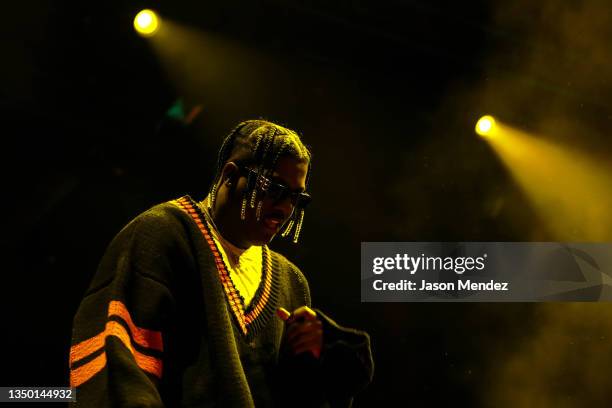 Lil Yachty performs during Rolling Loud New York 2021 at Citi Field on October 29, 2021 in New York City.