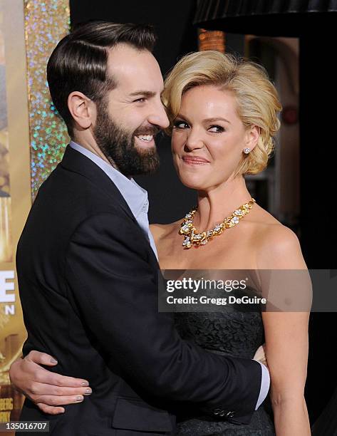 Actor/musician Josh Kelley and actress Katherine Heigl arrive at the "New Year's Eve" Los Angeles Premiere at Grauman's Chinese Theatre on December...