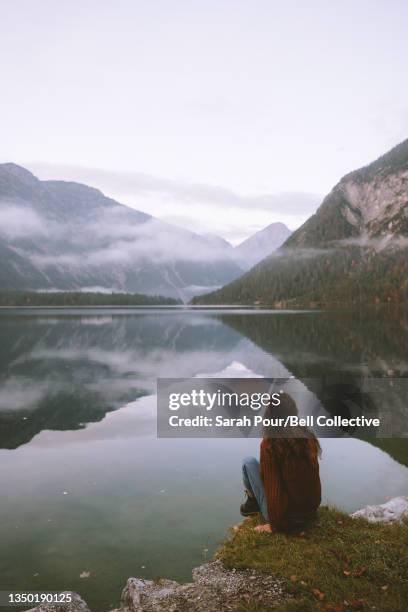 Plansee Österreich girl sunrise