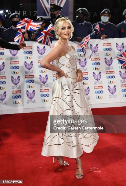 Lucy Fallon attends the Pride Of Britain Awards 2021 at The Grosvenor House Hotel on October 30, 2021 in London, England.