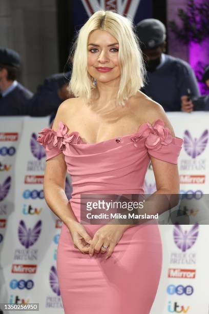 Holly Willoughby attends the Pride Of Britain Awards 2021 at The Grosvenor House Hotel on October 30, 2021 in London, England.