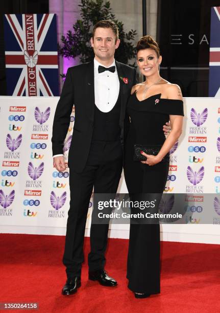 Kym Marsh and Scott Ratcliff attend the Pride Of Britain Awards 2021 at The Grosvenor House Hotel on October 30, 2021 in London, England.