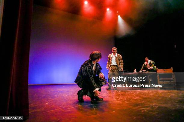 Performance of the scene 'La Cena', from the play Don Juan Tenorio, on 30 October, 2021 in Alcala de Henares, Madrid, Spain. The Teatro Salon...