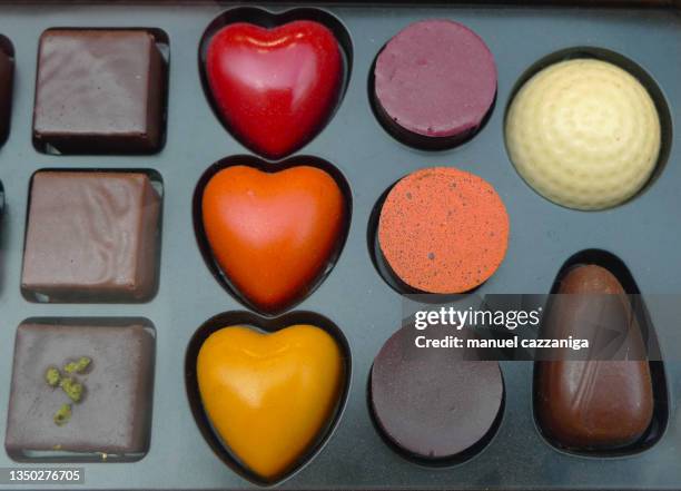 chocolate in belgium - praline stock pictures, royalty-free photos & images