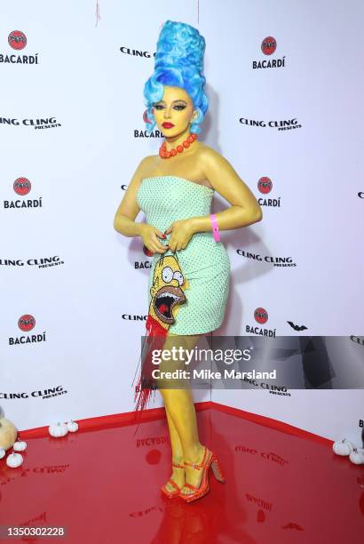 Jade Thirlwall attends Maya Jama's annual Halloween party on October 30, 2021 in London, England.