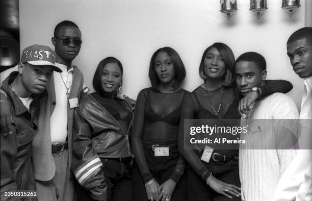 Members of Ladae and SWV attend the Second Annual Children's Choice Awards at City Center on April 24, 1994 in New York City.