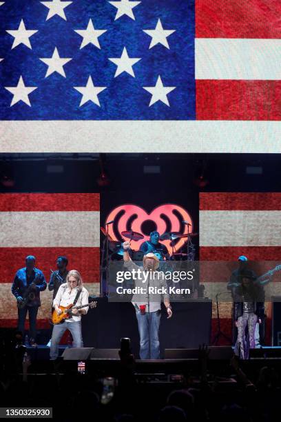 Toby Keith performs onstage during the 2021 iHeartCountry Festival Presented By Capital One at The Frank Erwin Center on October 30, 2021 in Austin,...