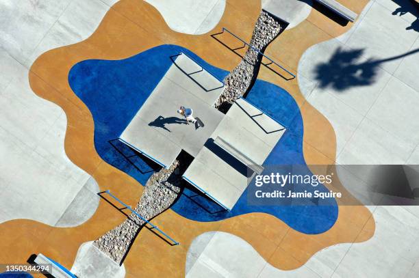 Keet Oldenbeuving of the Netherlands warms up prior to the Womens Final of the 2021 SLS Championship Tour: Lake Havasu at Rotary Park on October 30,...