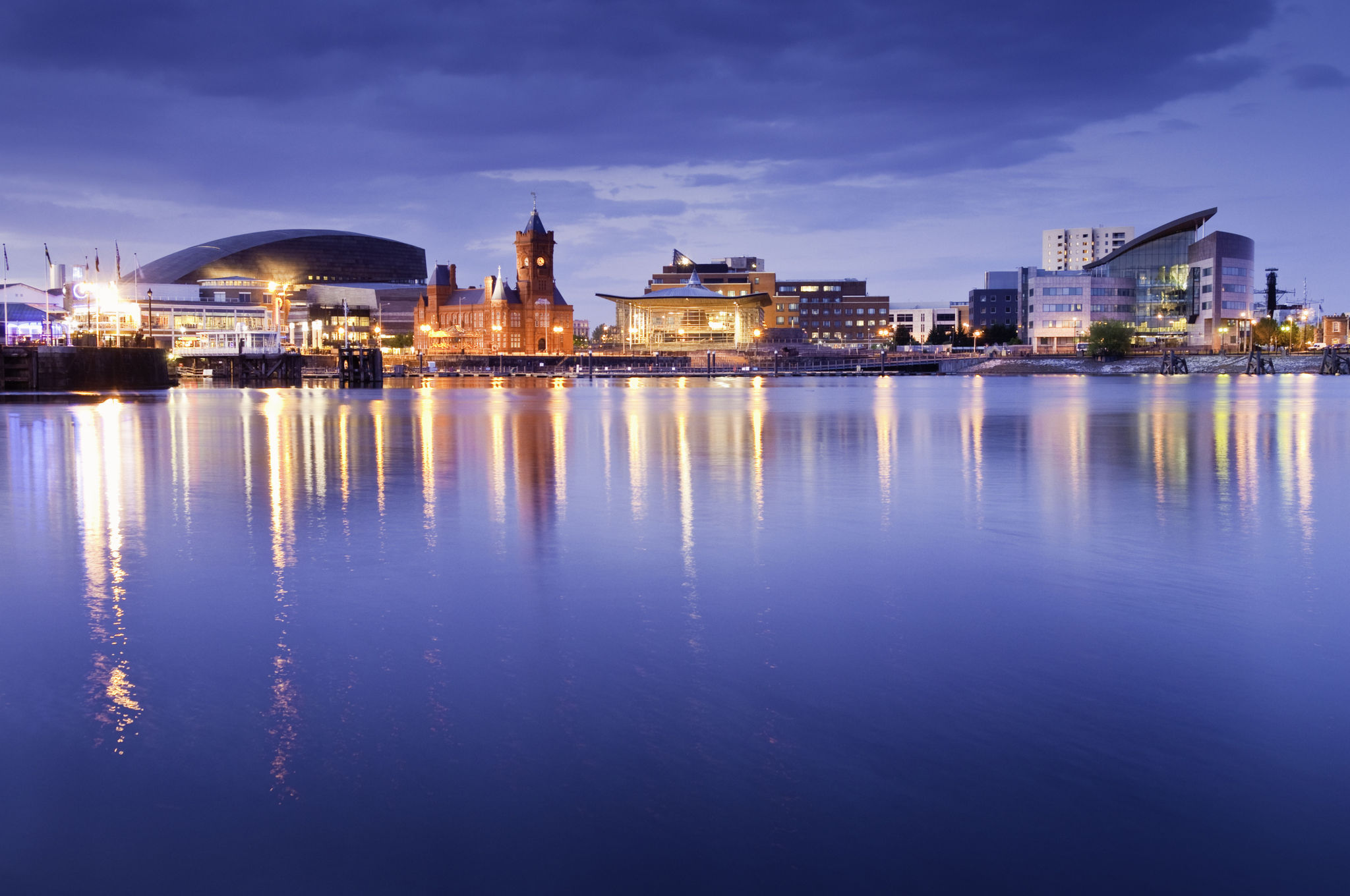 cardiff cityscape