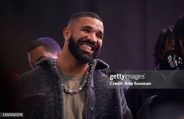 Somali Rapper Drake Drake speaks onstage during Drake's Till Death Do Us Part rap battle ...