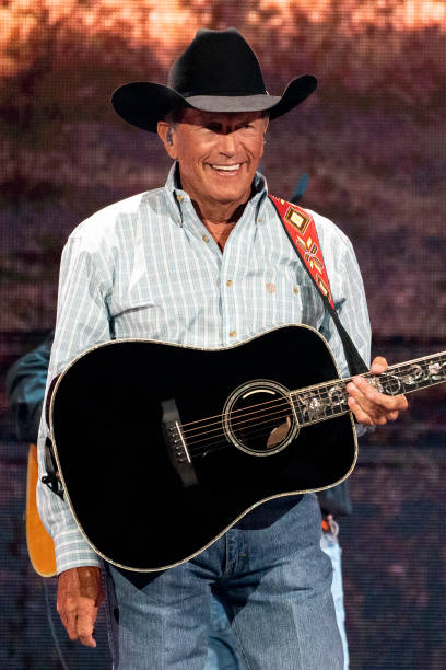 George Strait performs onstage during the 2021 iHeartCountry Festival Presented By Capital One at Frank Irwin Center on October 30, 2021 in Austin,...
