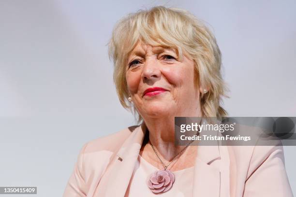 Alison Steadman attends the "Nuts In May" BFI Q&A at BFI Southbank on October 31, 2021 in London, England.