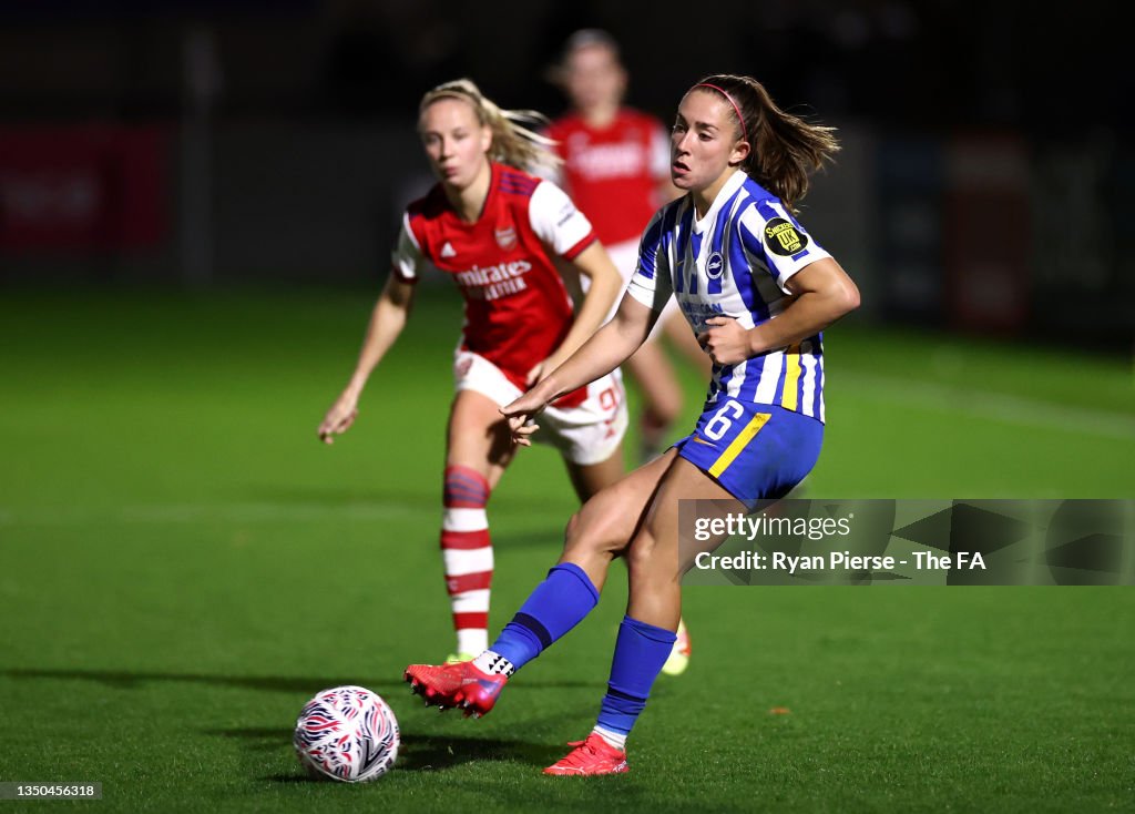 Arsenal v Brighton & Hove Albion : The Vitality Women's FA Cup Semi Final