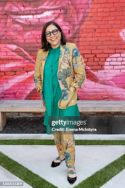 Mira Nair attends 'A Landmark Anniversary Celebration of Two Classic Films By Award-Winning Filmmaker Mira Nair' at ARRAY HQ on October 31, 2021 in...